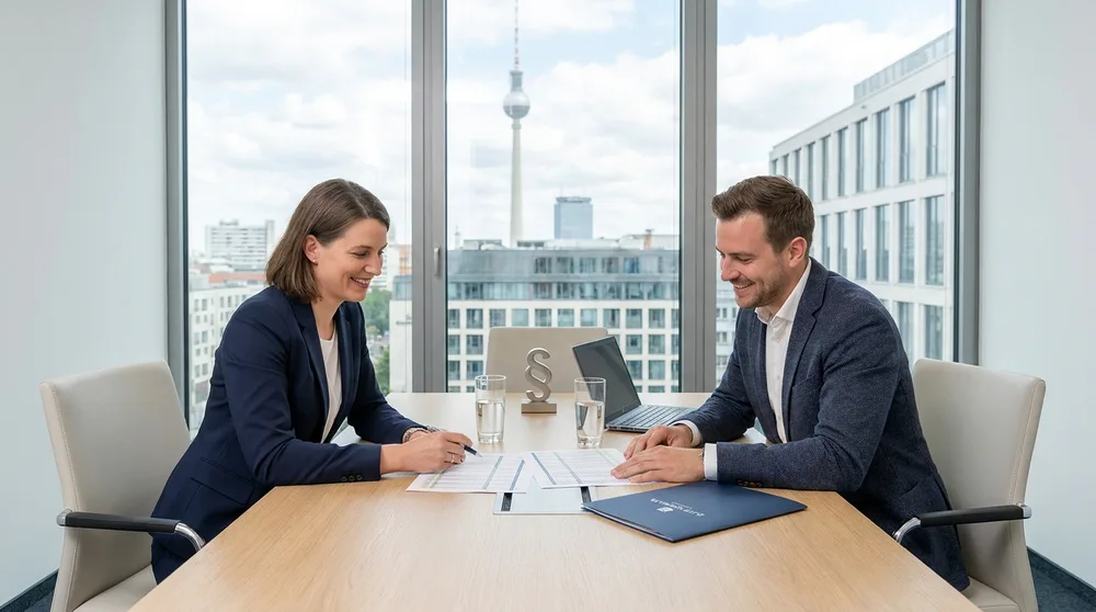 Steuerberatung — Beratungsgespräch bei ELITE CONSULTA in Berlin